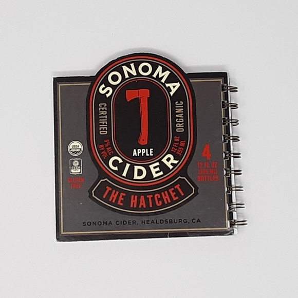 ♻️ Sonoma Cider Carton Upcycled Notebook Notepad - Picture 5 of 5